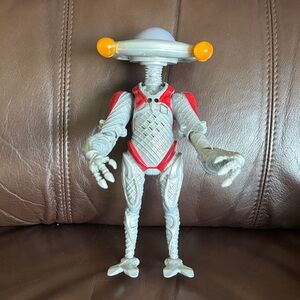 Intergalactic Explorer Action Figure with Red and Gray Details